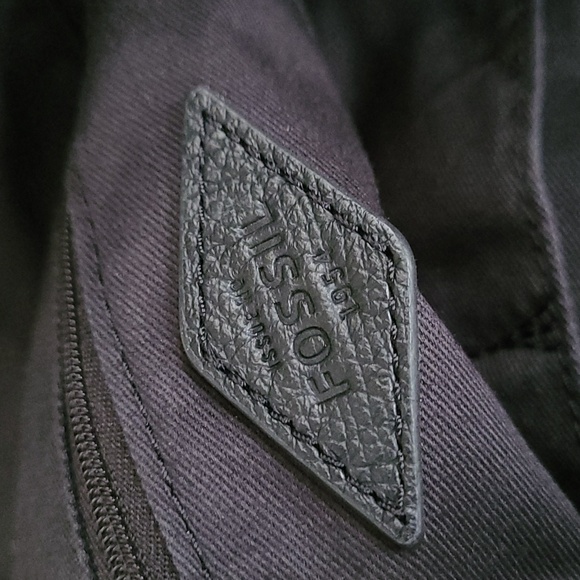 Black Leather Tote Bag ❤️ - Picture 11 of 12